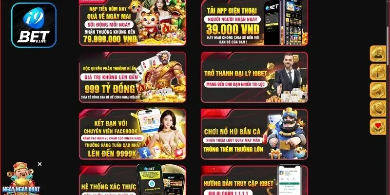Những khuyến mãi i9Bet cực hot